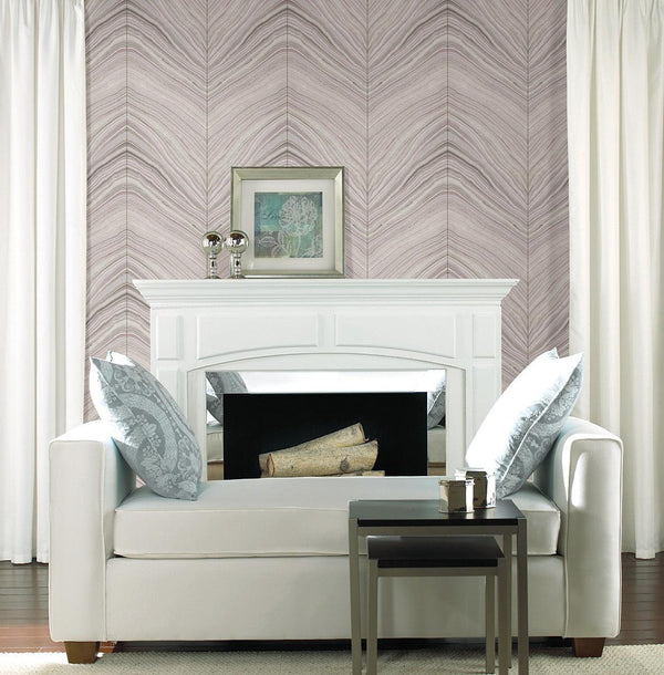 Wallpaper Onyx Strata Wallpaper // Pink & Purple