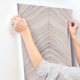 Wallpaper Onyx Strata Wallpaper // Pink & Purple