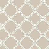 Wallpaper Open Trellis Wallpaper // Taupe