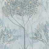 Wallpaper Orchard Wallpaper // Blue & Grey