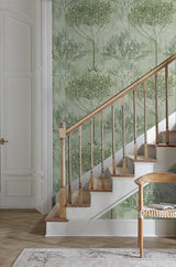 Wallpaper Orchard Wallpaper // Green