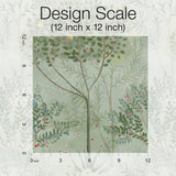 Wallpaper Orchard Wallpaper // Green