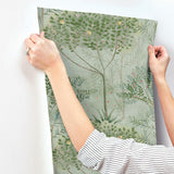 Wallpaper Orchard Wallpaper // Green
