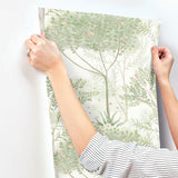 Wallpaper Orchard Wallpaper // White & Green