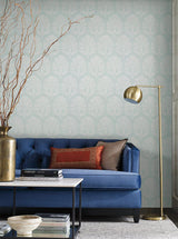 Wallpaper Ottoman Fans Wallpaper // Blue & White