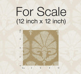 Wallpaper Ottoman Fans Wallpaper // Gold & White