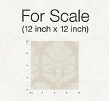 Wallpaper Ottoman Fans Wallpaper // Light Grey