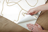 Wallpaper Pablo Portraits Peel & Stick Wallpaper // Gold Metallic