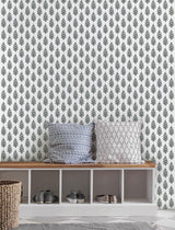 Wallpaper Paisley on Calico Wallpaper // Black & White