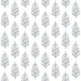 Wallpaper Paisley on Calico Wallpaper // Grey