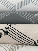 Wallpaper Palisades Paperweave Wallpaper // Beige & Black