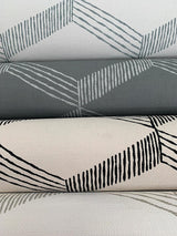 Wallpaper Palisades Paperweave Wallpaper // Beige & White