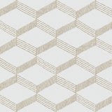 Wallpaper Palisades Paperweave Wallpaper // Beige & White