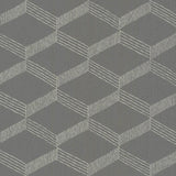 Wallpaper Palisades Paperweave Wallpaper // Grey & White