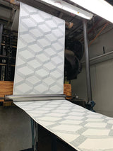 Wallpaper Palisades Paperweave Wallpaper // White & Grey