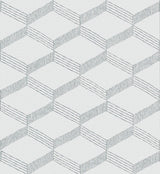 Wallpaper Palisades Paperweave Wallpaper // White & Grey