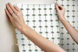 Wallpaper Palm Bay Peel & Stick Wallpaper // Green