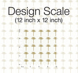 Wallpaper Palm Bay Wallpaper // Gold Metallic