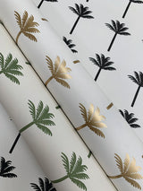 Wallpaper Palm Bay Wallpaper // Gold Metallic
