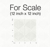 Wallpaper Palm Thatch Wallpaper // White & Grey