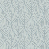 Wallpaper Palma Wallpaper // Blue & Silver