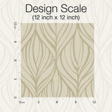 Wallpaper Palma Wallpaper // Taupe & Silver