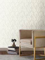 Wallpaper Palma Wallpaper // White & Gold