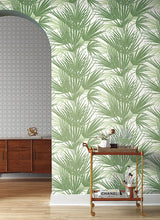 Wallpaper Palmetto Wallpaper // Green