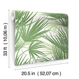 Wallpaper Palmetto Wallpaper // Green