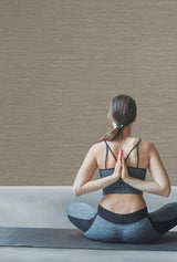 Wallpaper Pampas Wallpaper // Brown