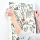 Wallpaper Papillon Wallpaper // Yellow & Black