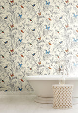 Wallpaper Papillon Wallpaper // Yellow & Black