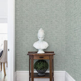 Wallpaper Papyrus Weave Peel & Stick Wallpaper // Blue