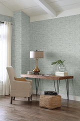 Wallpaper Papyrus Weave Peel & Stick Wallpaper // Blue