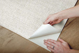 Wallpaper Papyrus Weave Peel & Stick Wallpaper // White