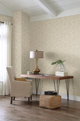 Wallpaper Papyrus Weave Wallpaper // Beige