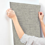 Wallpaper Papyrus Weave Wallpaper // Charcoal