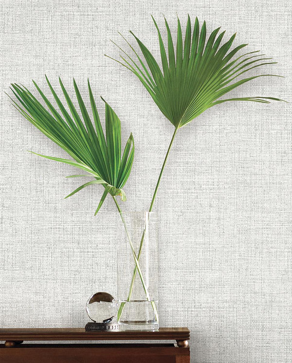 Wallpaper Papyrus Weave Wallpaper // Grey