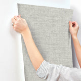 Wallpaper Papyrus Weave Wallpaper // Grey