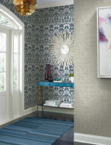 Wallpaper Papyrus Weave Wallpaper // Grey