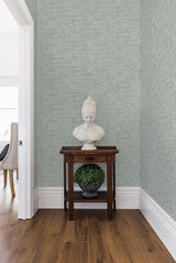 Wallpaper Papyrus Weave Wallpaper // Turquoise