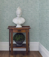 Wallpaper Papyrus Weave Wallpaper // Turquoise
