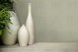 Wallpaper Paradise Island Weave Wallpaper // Green