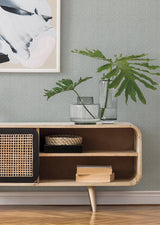 Wallpaper Paradise Island Weave Wallpaper // Grey