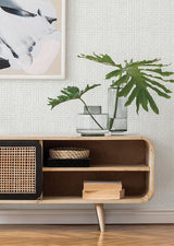 Wallpaper Paradise Island Weave Wallpaper // Light Grey