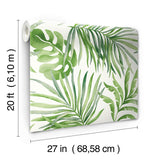 Wallpaper Paradise Palm Peel & Stick Wallpaper // Green
