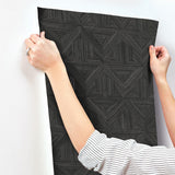 Wallpaper Parquet Wallpaper // Black