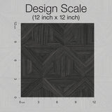 Wallpaper Parquet Wallpaper // Black