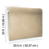 Wallpaper Parquet Wallpaper // Tan