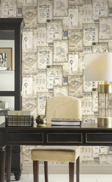 Wallpaper Patent Pending Wallpaper // Tan